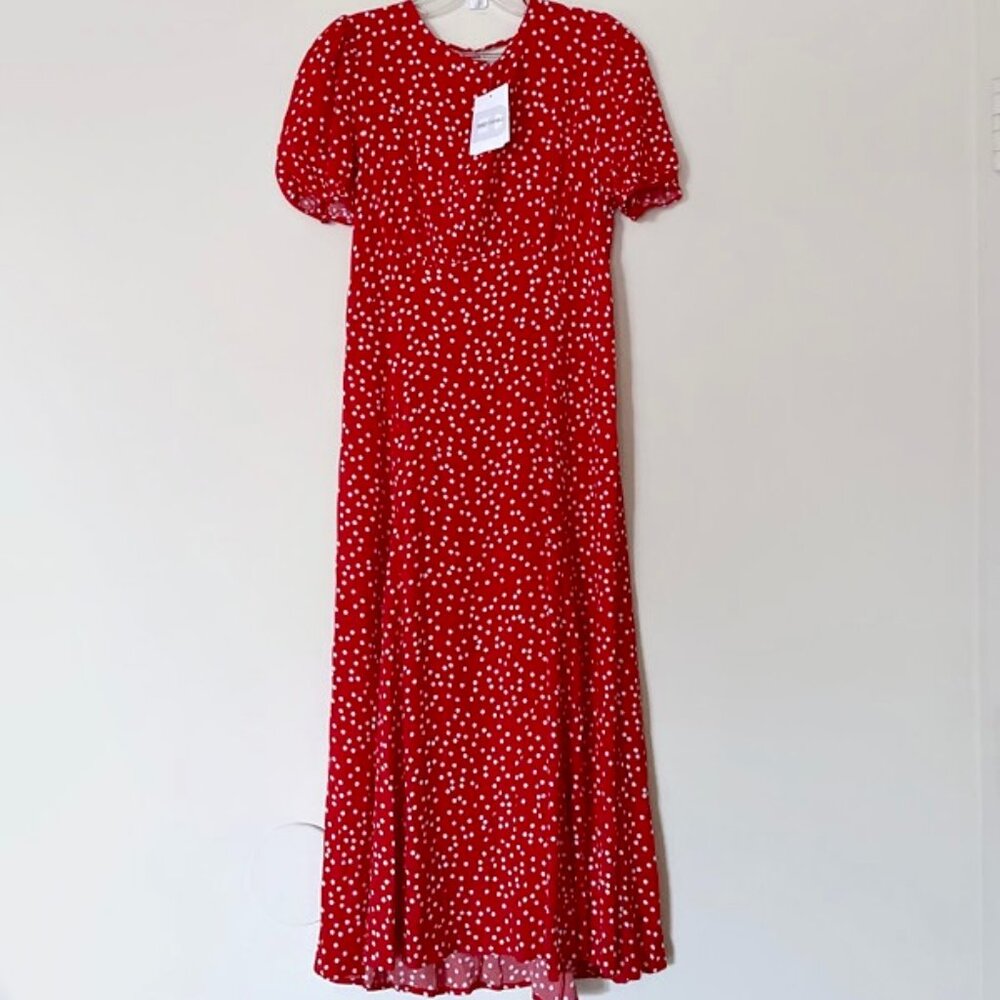 Emily Daniels Red polka dot dress - Picture 4 of 12